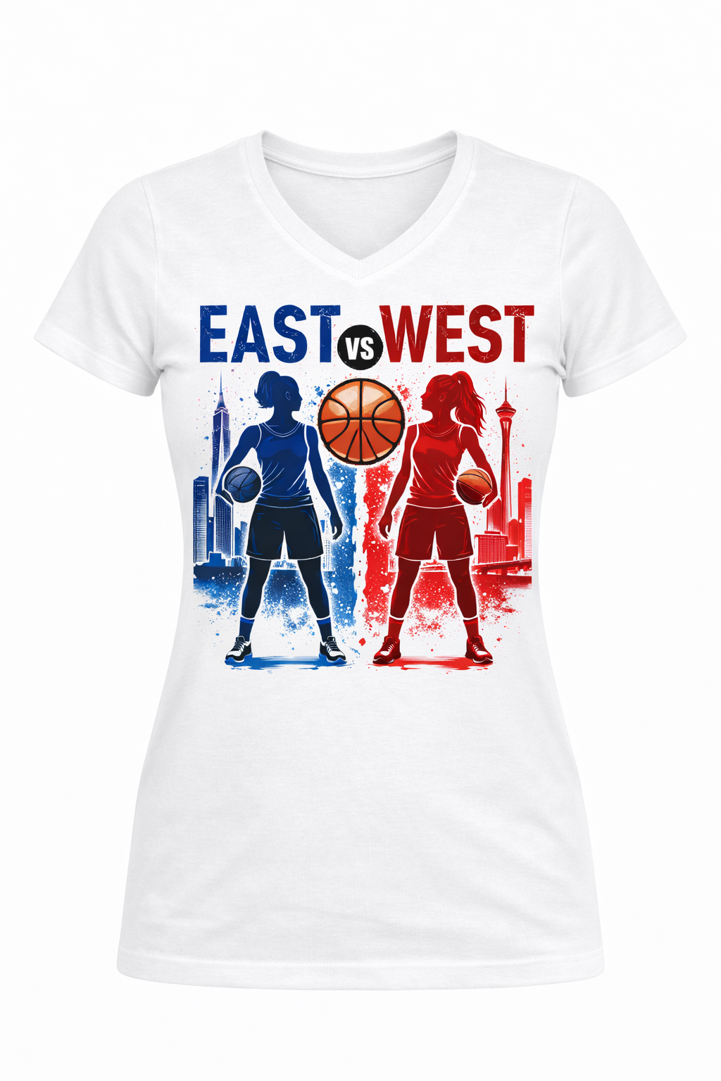 Women's East vs West Rivalry White Tee