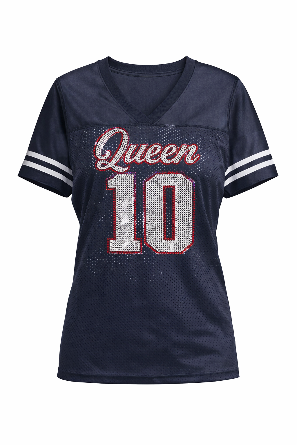 Queen 10 Rhinestone Replica Women's Jersey