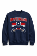 Men's New England Blue Football Sweatshirt