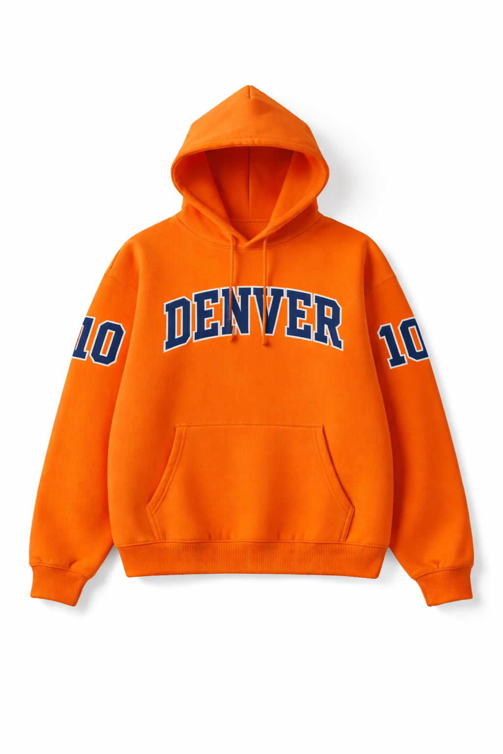 Men's Orange Denver Hoodie NO. 10 Edition (S-4X)
