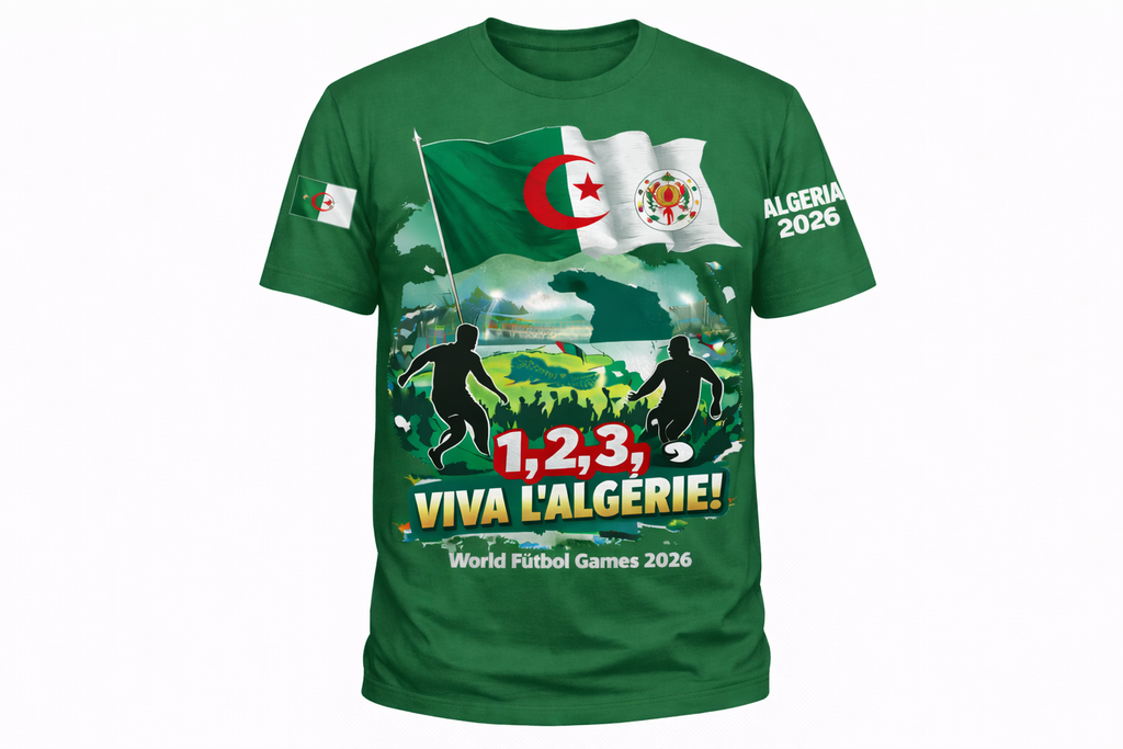 🇩🇿 Algeria World Fútbol Games 2026 Tee