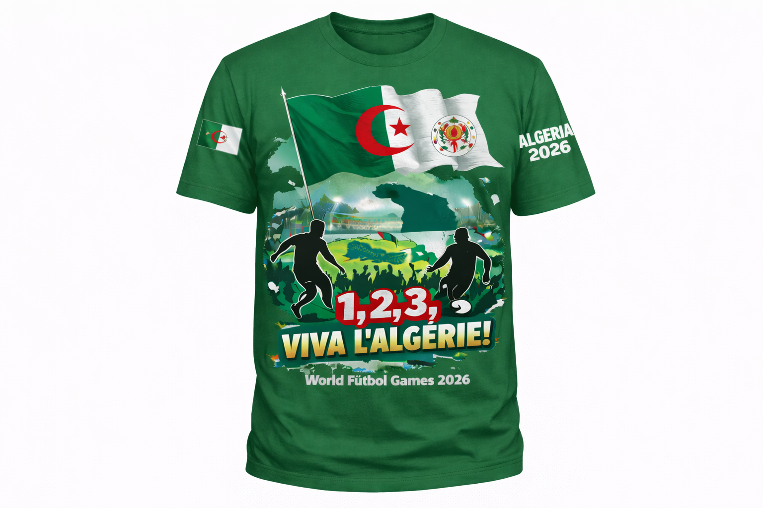 🇩🇿 Algeria World Fútbol Games 2026 Tee