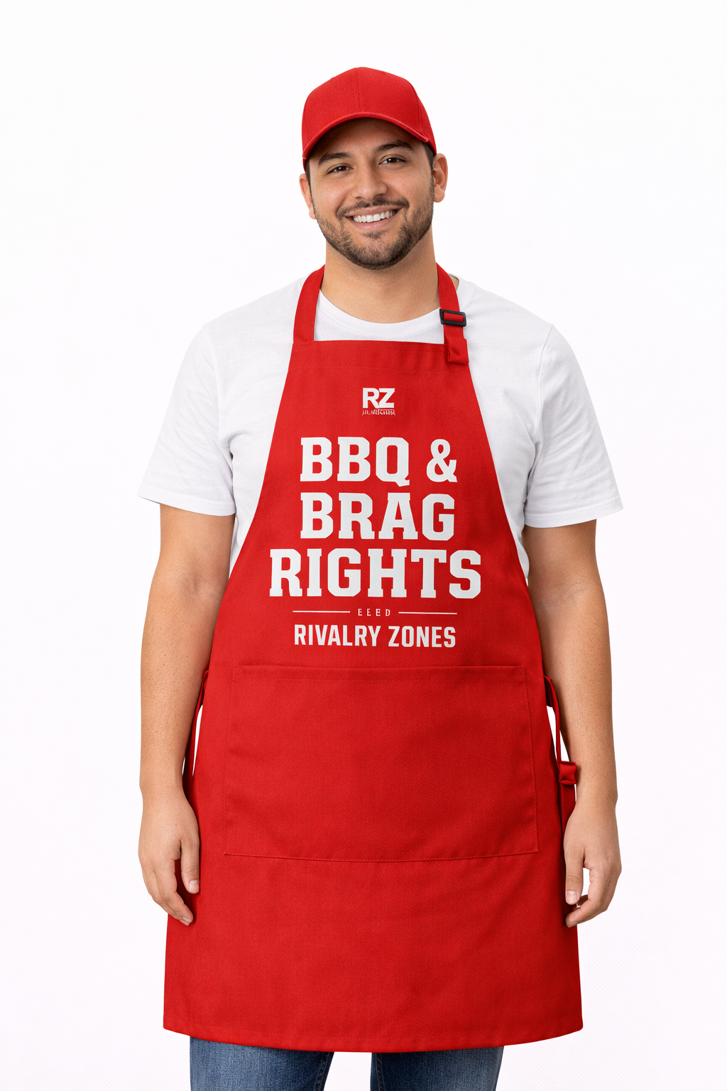 Brag Rights Game Day Apron-Red