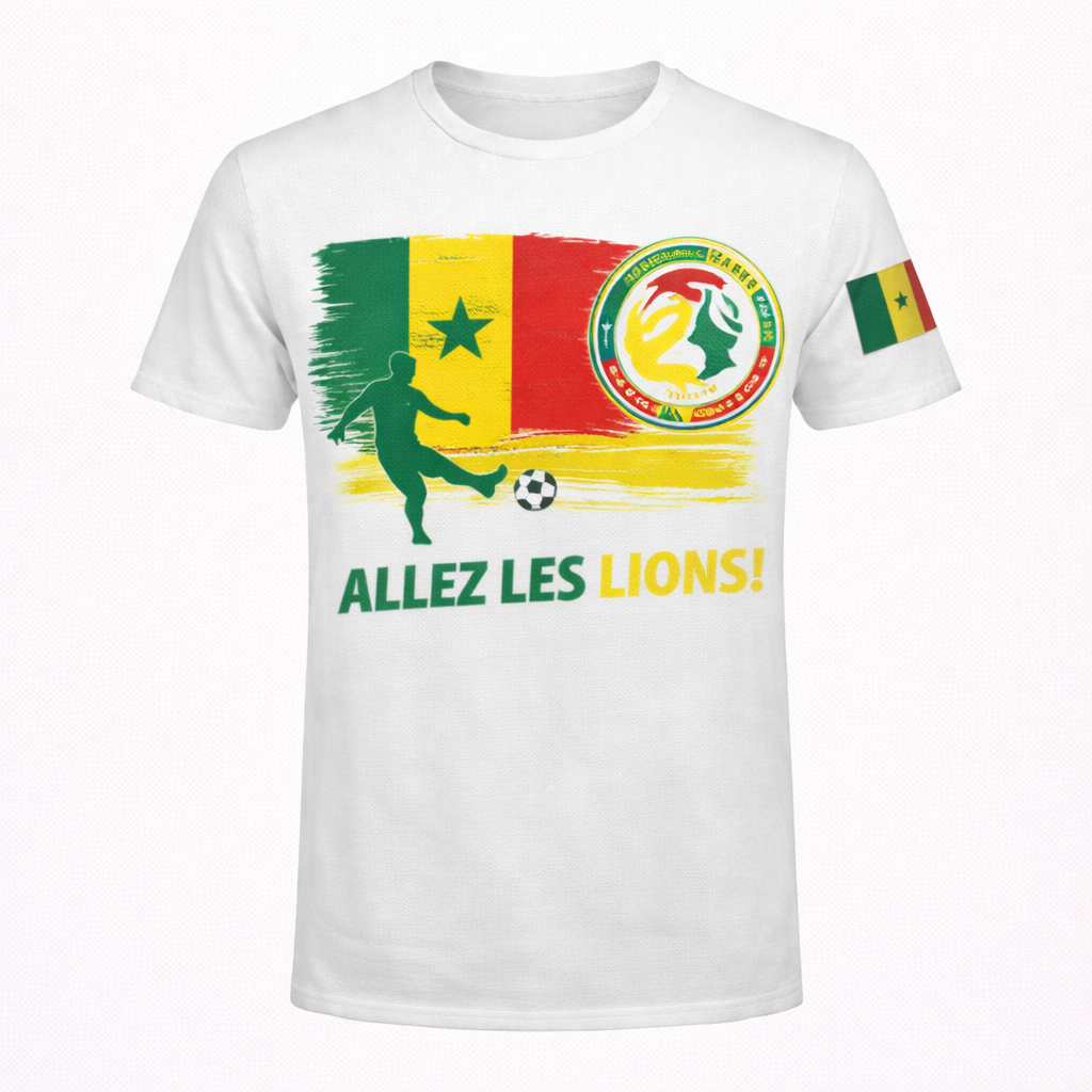 Senegalese Football Fan Tee