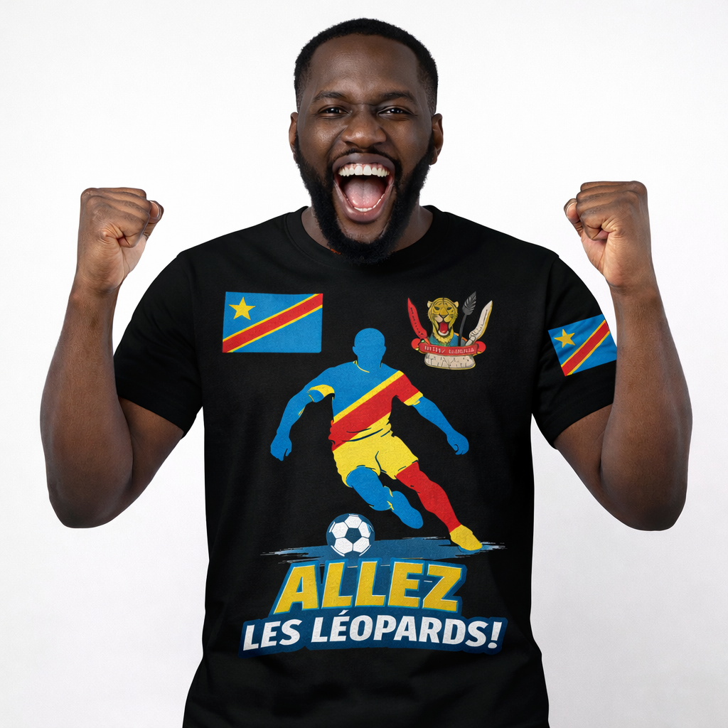 DRC Congo football Fan Tee