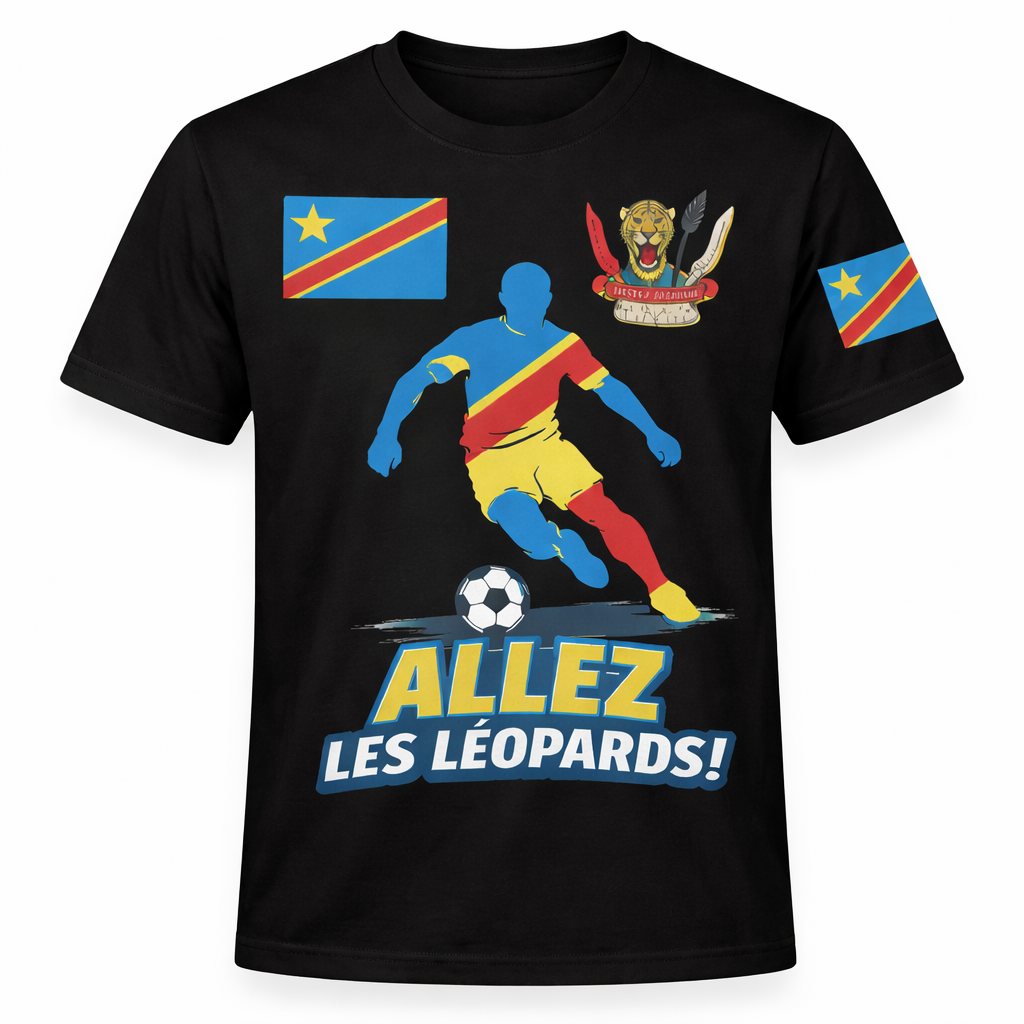 DRC Congo football Fan Tee
