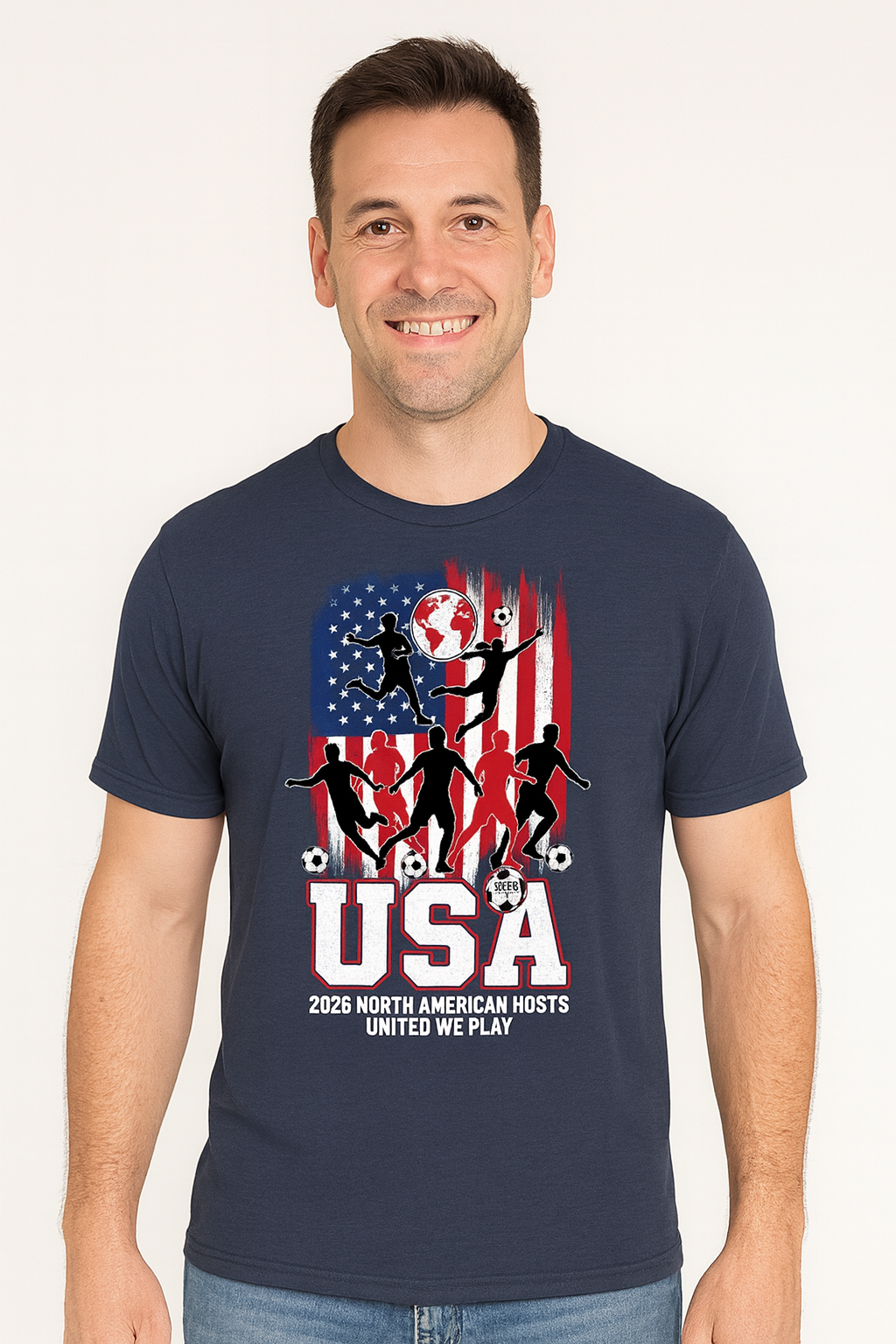 USA Soccer Fan Tee