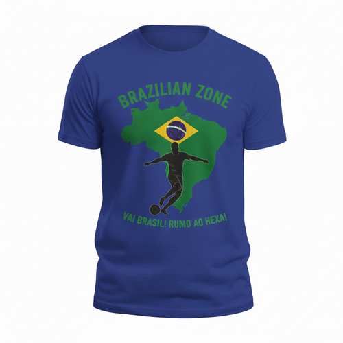 Brazilian Zone Soccer Fan Tee