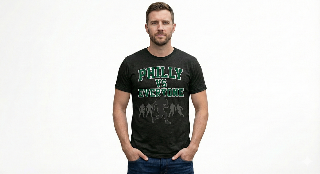 Philly vs Everyone Football Tee