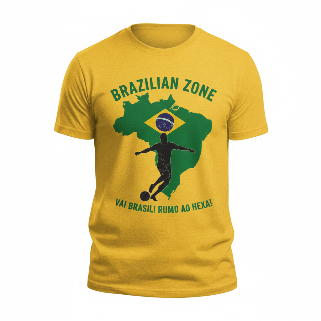 Brazilian Zone Soccer Fan Tee