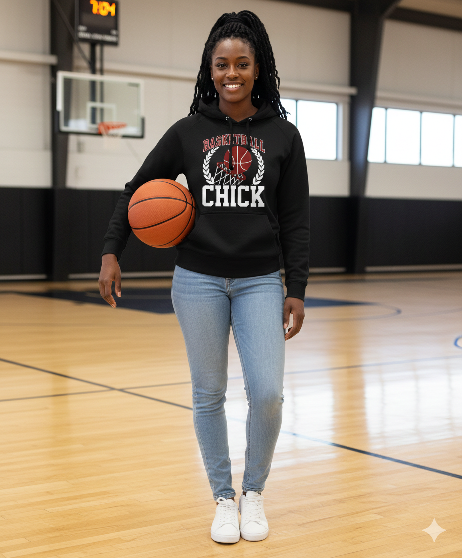 BasketBall Chick Hoodie
