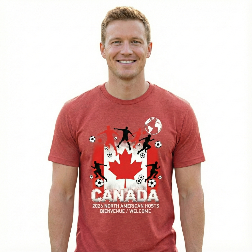 Canadian Soccer Fan Tee