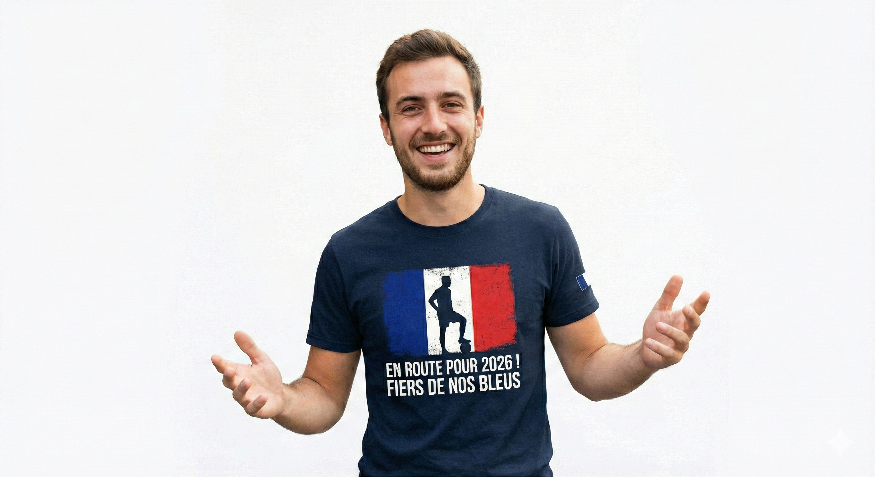 France Fan Soccer 2026 Tee
