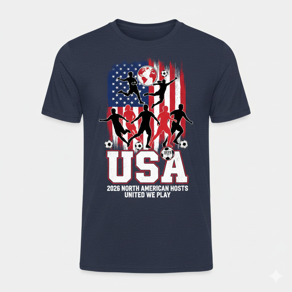 USA Soccer Fan Tee