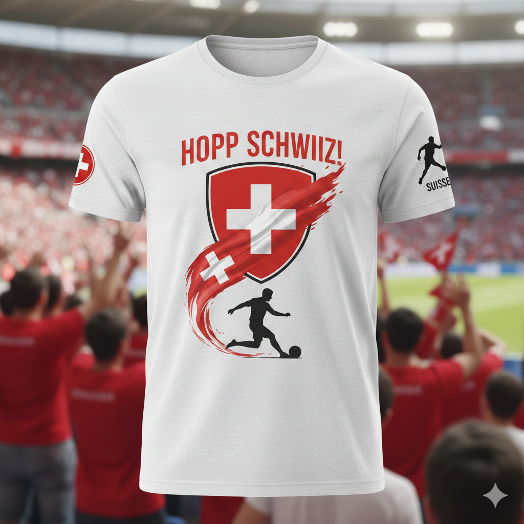 Switzerland Soccer Football Fan Tee