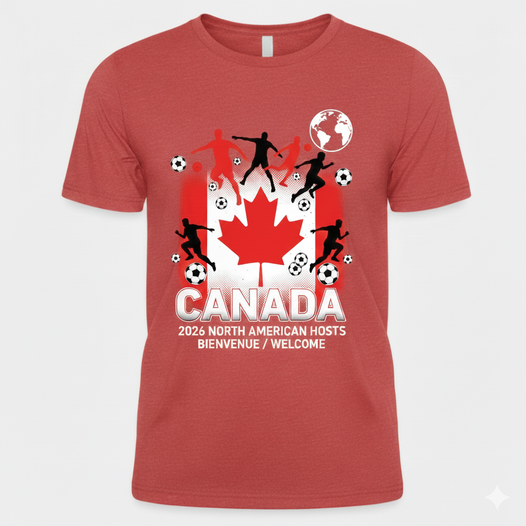 Canadian Soccer Fan Tee