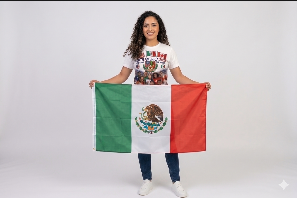 North America 2026 Host Soccer/ Fútbol Unisex Tee