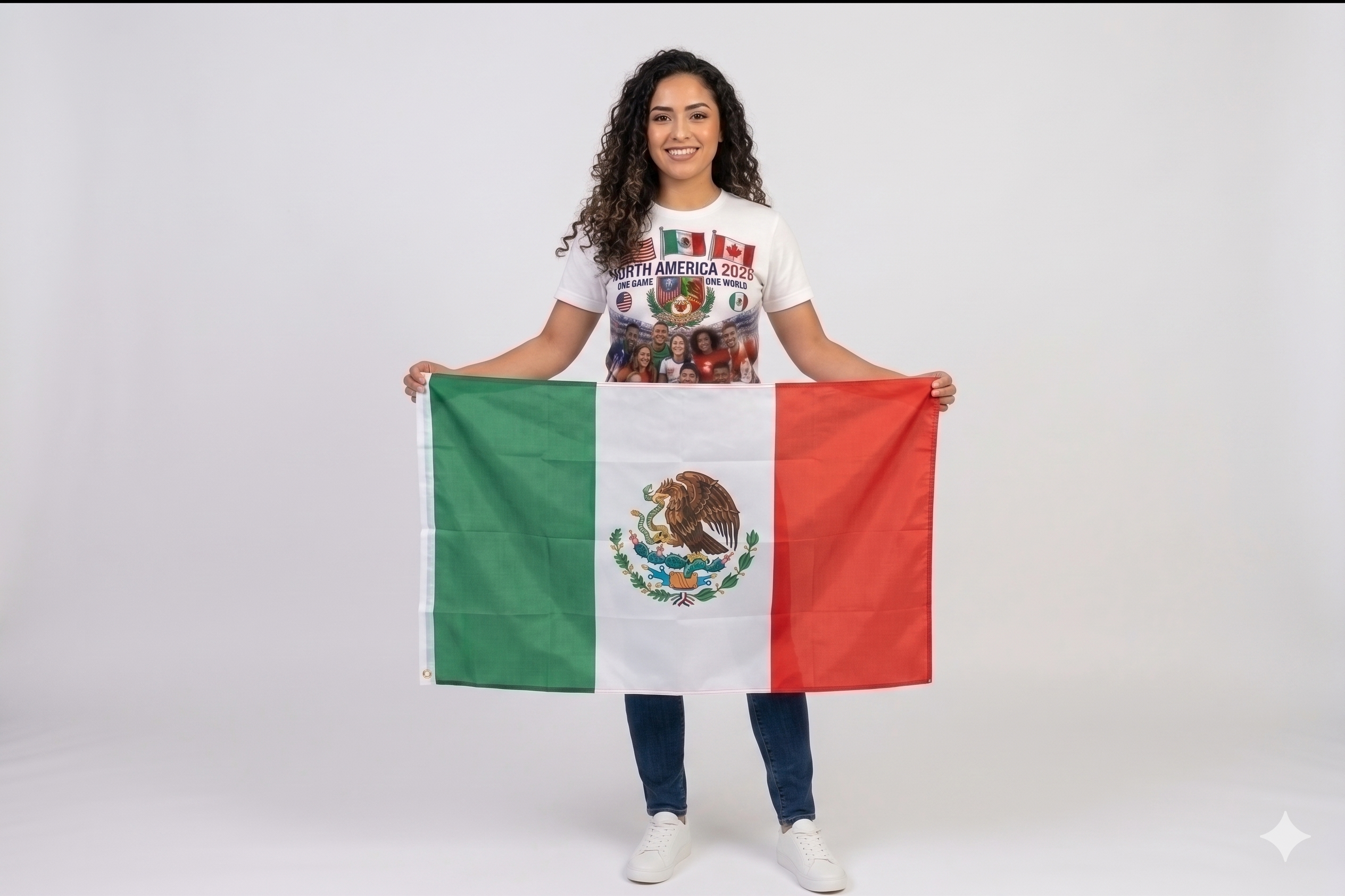 North America 2026 Host Soccer/ Fútbol Unisex Tee