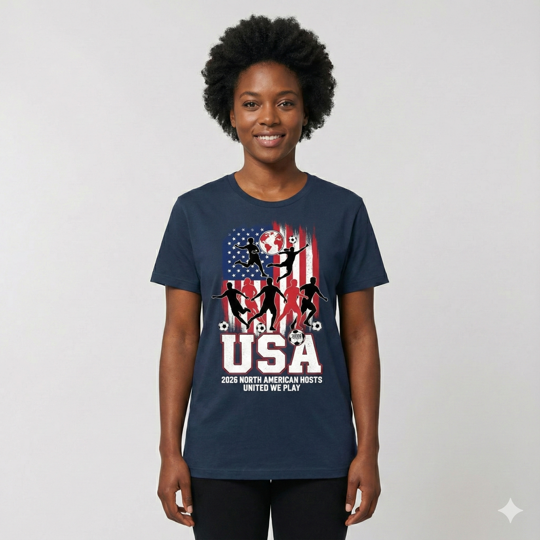 USA Soccer Fan Tee