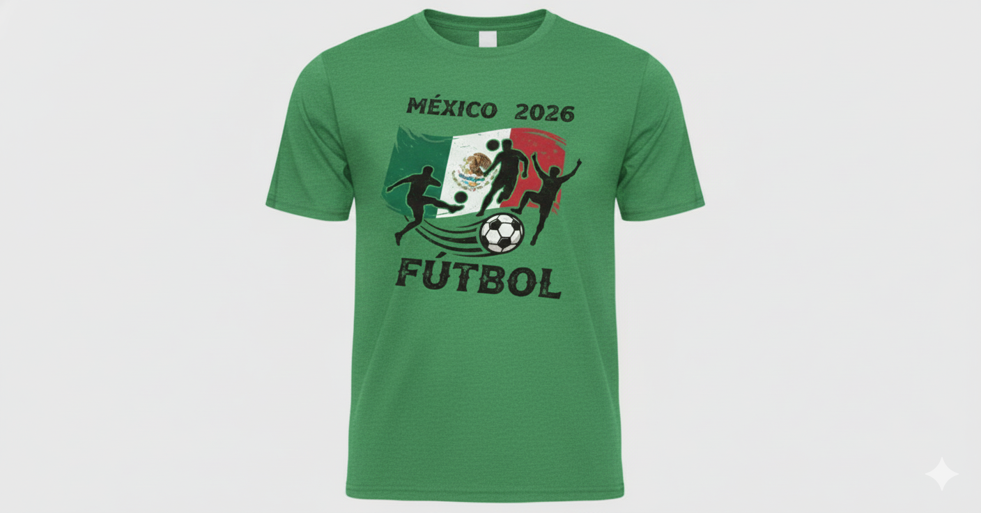 Mexican Fútbol Fan Tee 2026