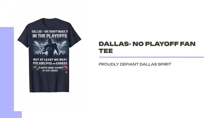 Dallas- No Playoff Fan Tee by@Outfy